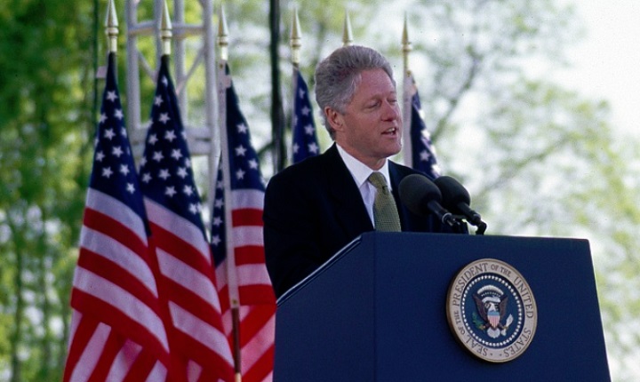 FDR Memorial was Dedicated by President Bill Clinton